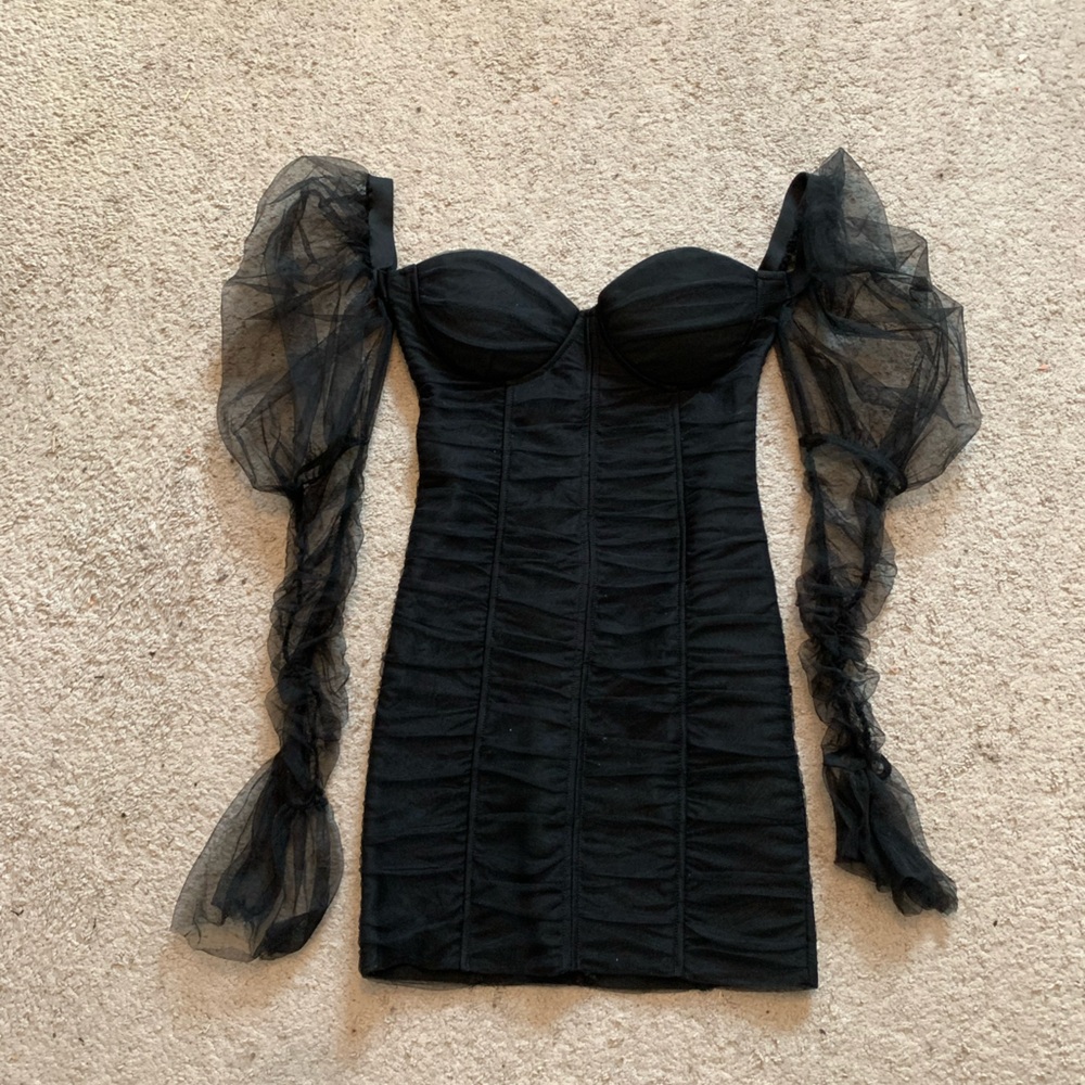 Roma Mesh Mini Dress
